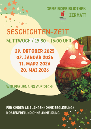 Flyer GESCHICHTEN-ZEIT 2025-26