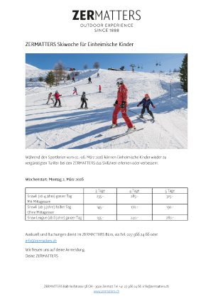 Flyer Kinderskiwoche März 2025-2026